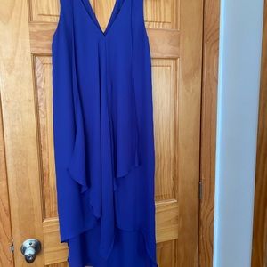 Asymmetrical dress, Midi Maxi Blue RW&Co Size S